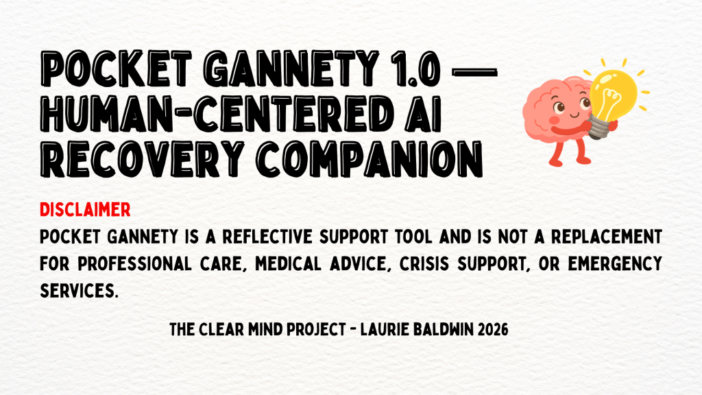 Pocket Gannett 1.0 - Human_Centered AI Recovery Companion
