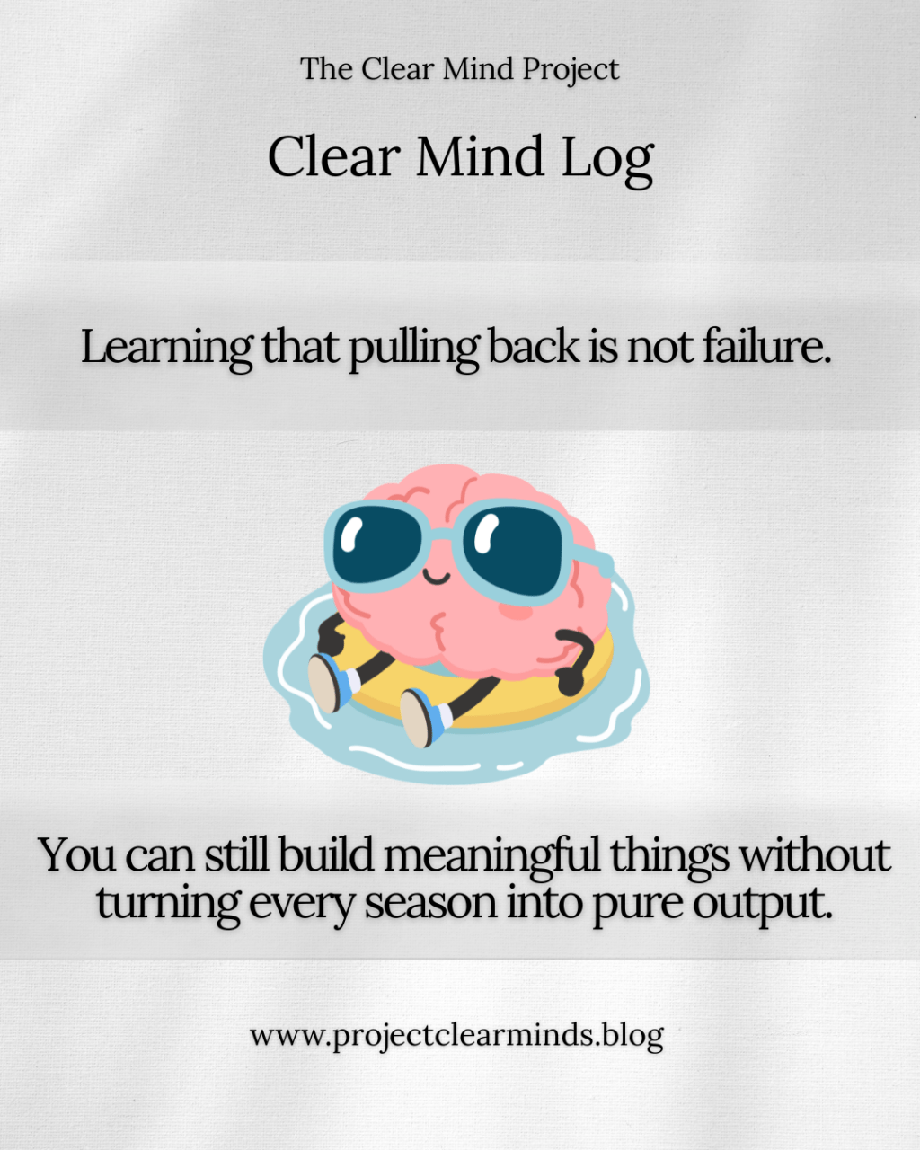 Learning to pull back isn't failure.